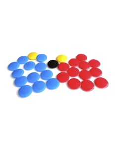 27 Fichas magnéticas Ø30mm