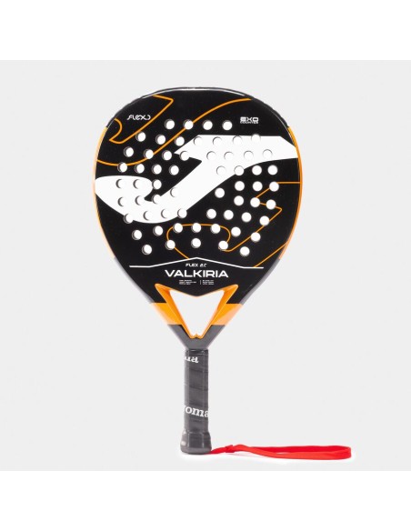 Pala de pádel Valkiria Flex negro naranja flúor