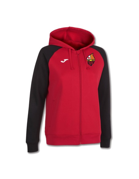 Jaqueta amb Caputxa Academy IV Rojo i Negre | Club Reus Deportiu